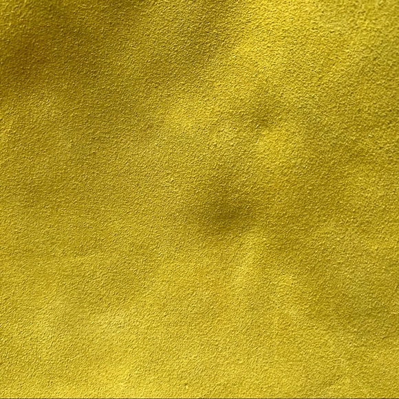 vince camuto yellow leather bucket bag wave design NWT sulfur Nordstrom purse - Picture 6 of 7